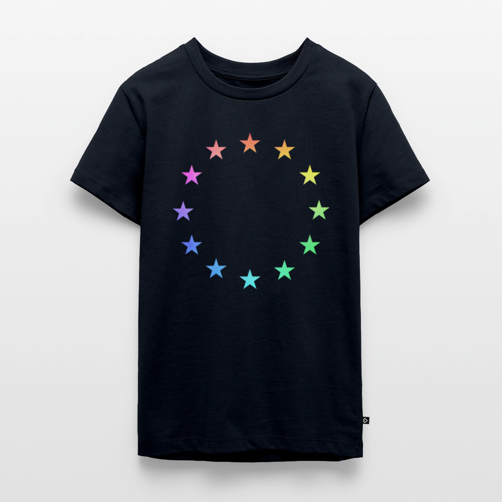 Teenager Premium T-Shirt - "12 Stars - LGBTQ" - navy