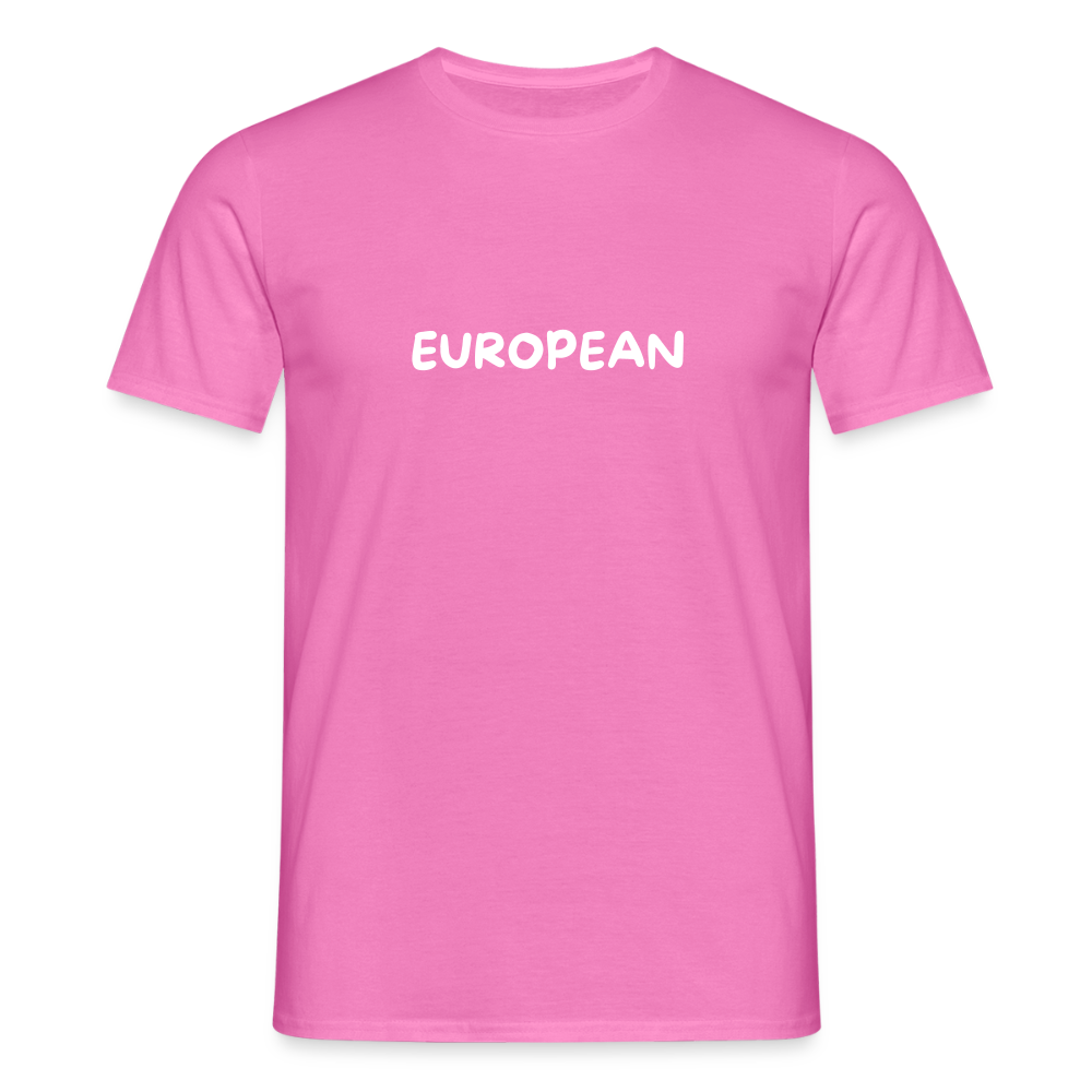 "EUROPEAN" Männer T-Shirt - pink