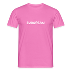 "EUROPEAN" Männer T-Shirt - pink