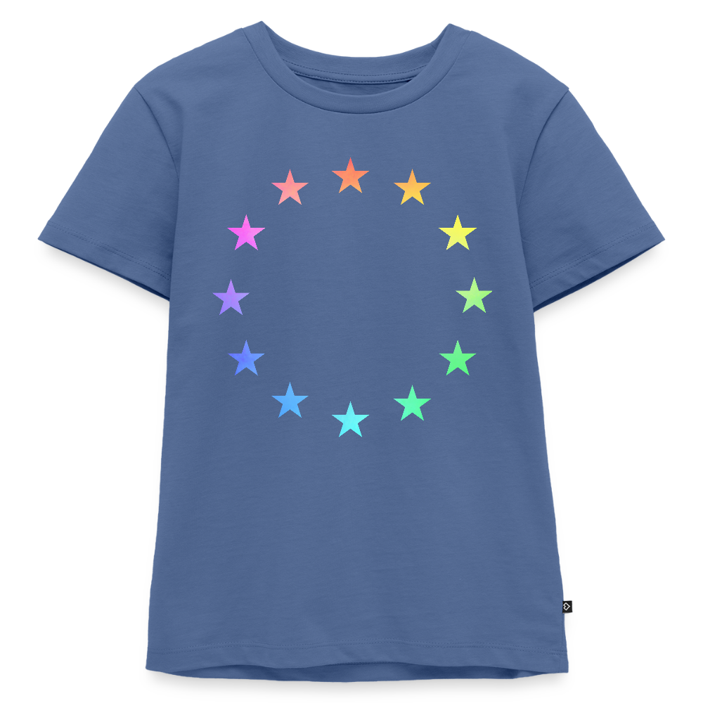 Kids' Premium T-Shirt - "12 Stars - LGBTQ" - stone blue