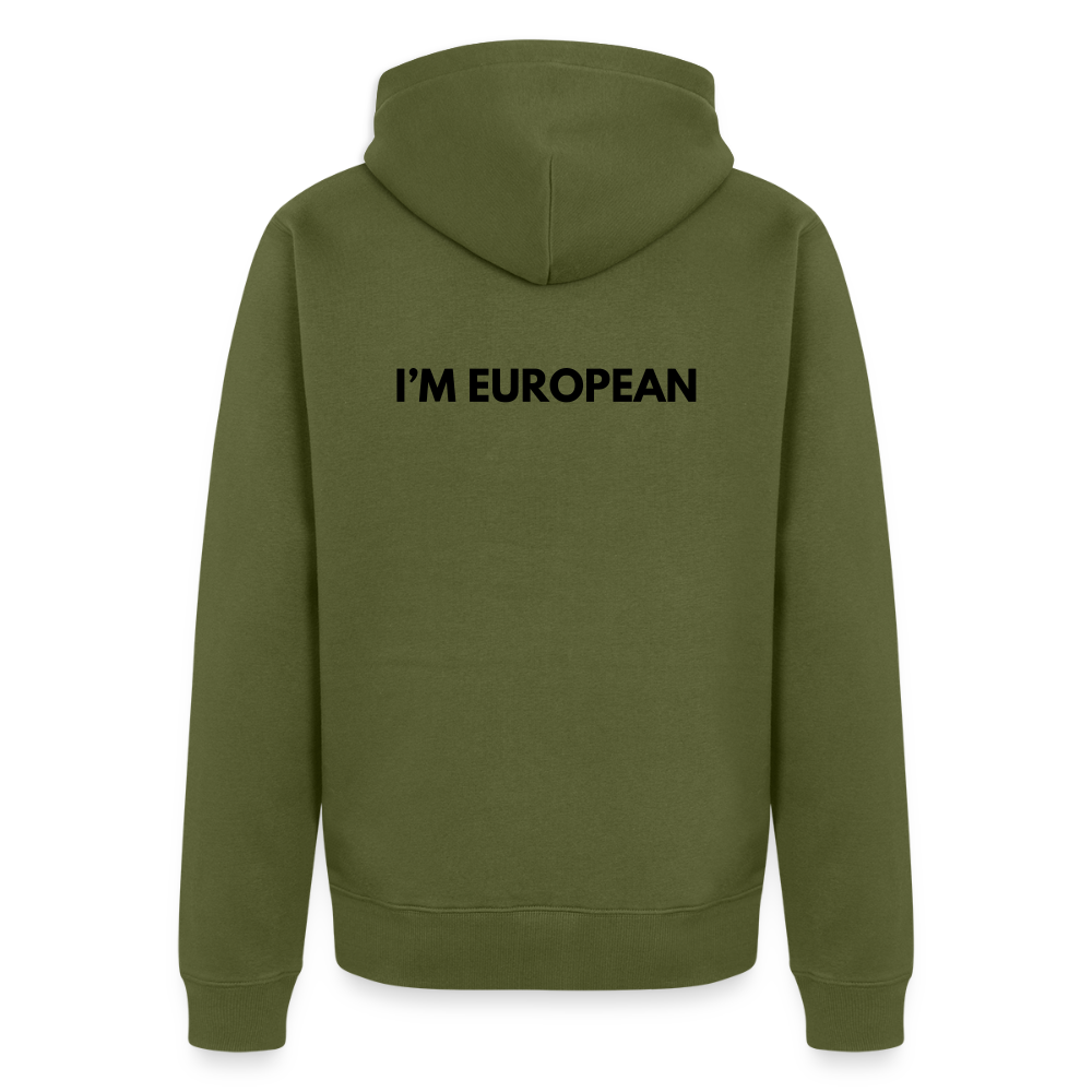 "I'M EUROPEAN" - Unisex Hoodie - khaki