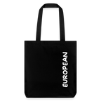 "EUROPEAN" - Stanley/Stella recycelter Heavyweight Stoffbeutel (vertical) - black