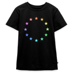 Teenager Premium T-Shirt - "12 Stars - LGBTQ" - black