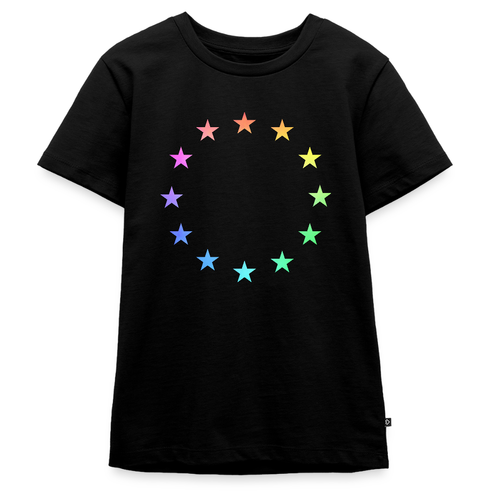 Teenager Premium T-Shirt - "12 Stars - LGBTQ" - black