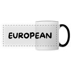 "EUROPEAN" - Tasse - white/black