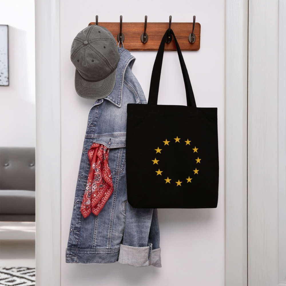 "12-Stars" - Stanley/Stella Heavyweight Recycled Tote Bag - black