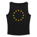 "12-Stars" - Women's Tank Top with Boat Neckline - black