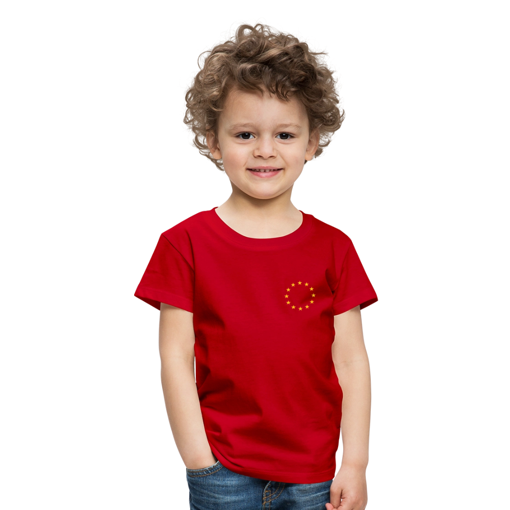 "12-Stars-mini" - Kinder Premium T-Shirt - red