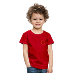 "12-Stars-mini" - Kinder Premium T-Shirt - red