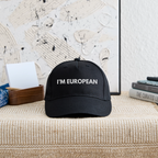 "I'M EUROPEAN" - Kinder Bio Basecap - black