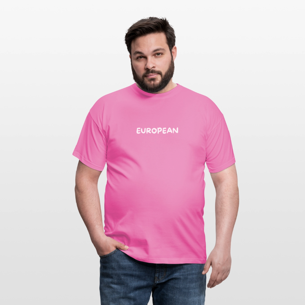 "EUROPEAN" Männer T-Shirt - pink