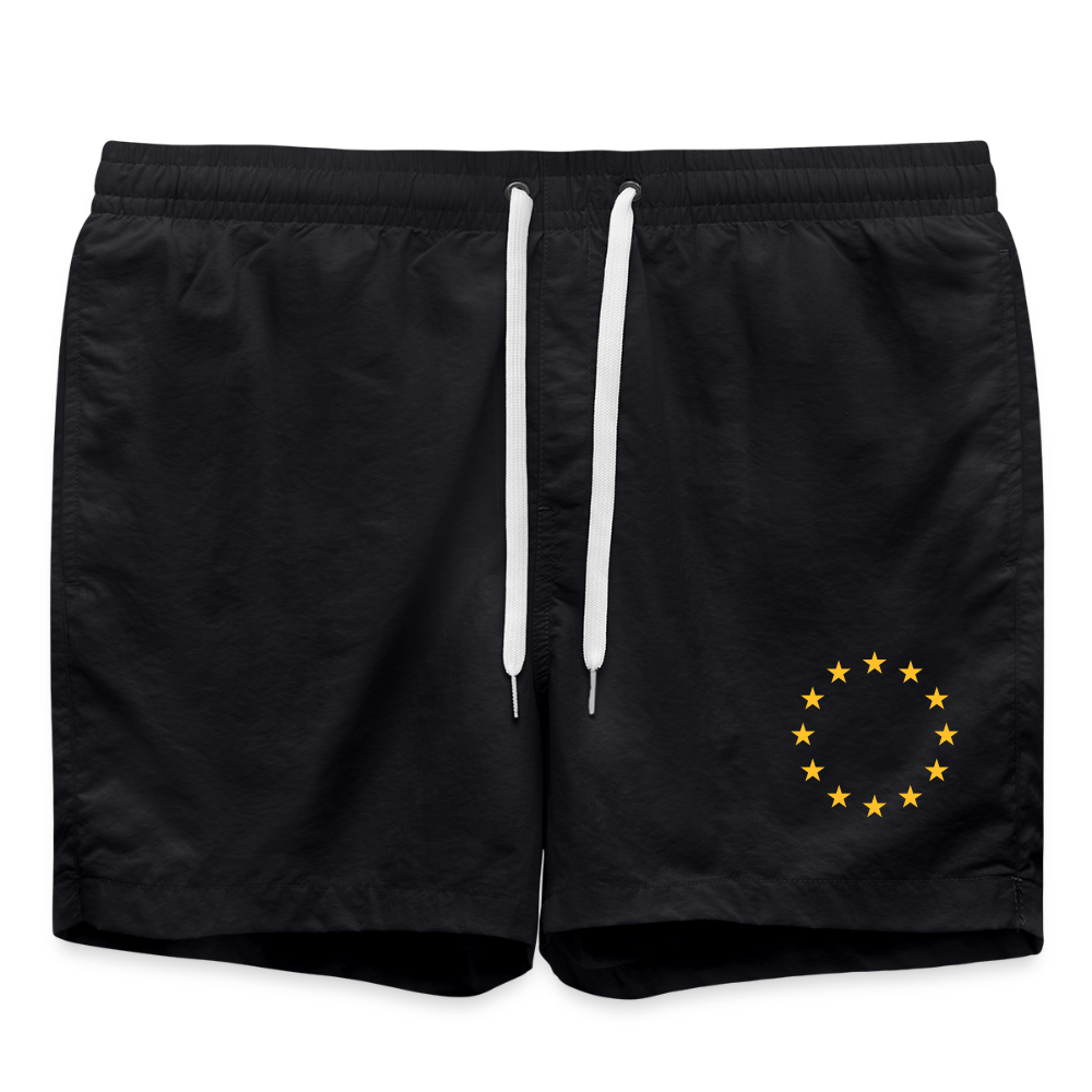 "12-Stars" - Swim Trunks - black