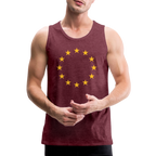 "12-Stars" - Men’s Premium Tank Top - heather burgundy
