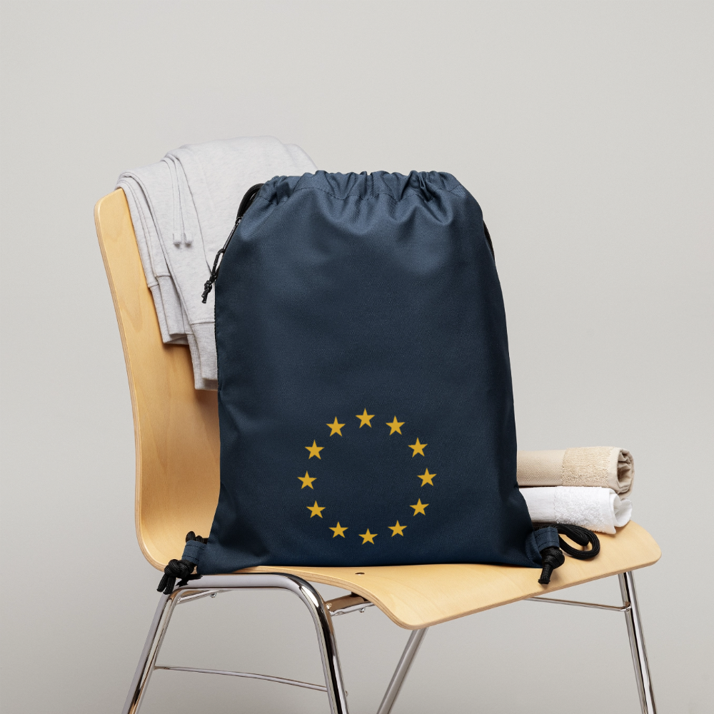 "12-Stars" - Gymsac made from recycled material - navy