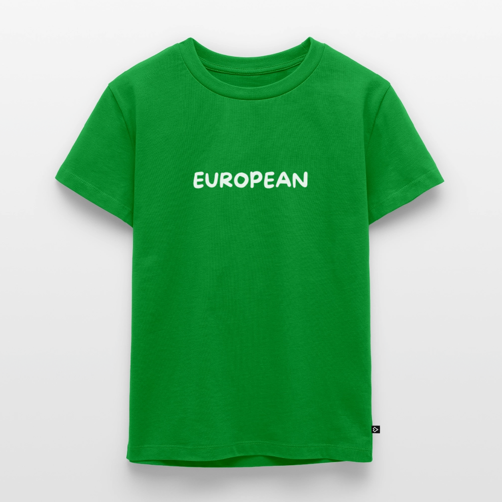 "EUROPEAN" - Kinder Premium T-Shirt - green