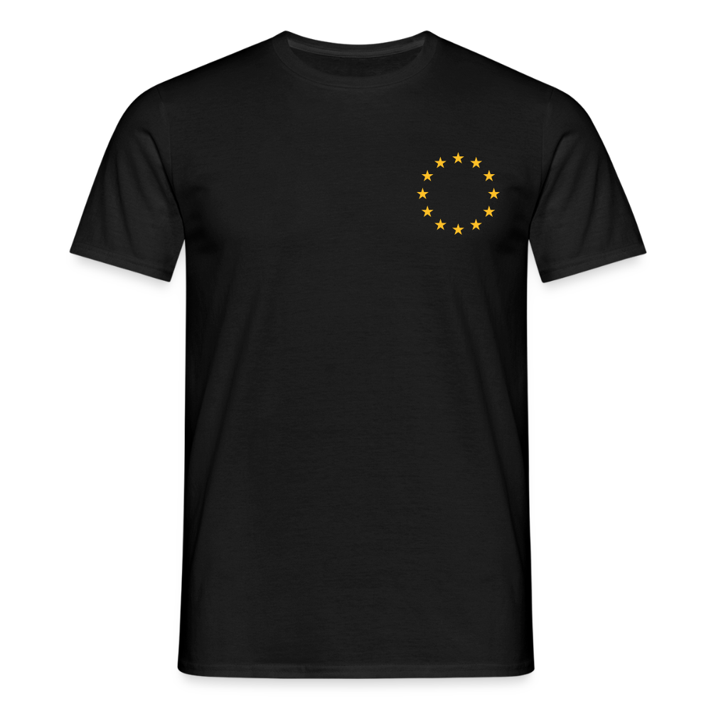 "12-Sterne-mini" Männer T-Shirt - black