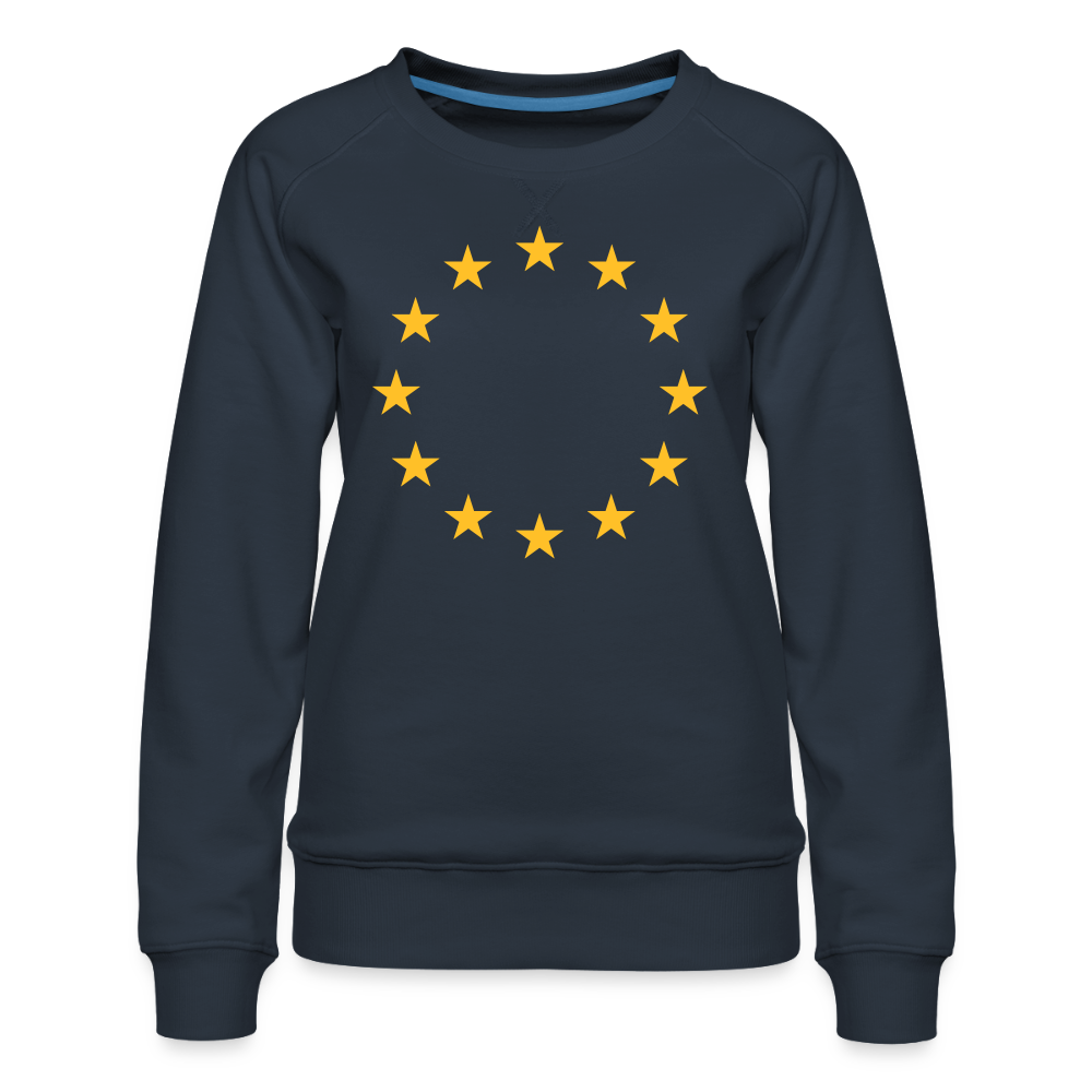 "12-Stars" - Women’s Premium Sweatshirt - navy