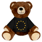 "12-Stars" - MiniFeet® RecycelBär® Teddy Bear Brown - black