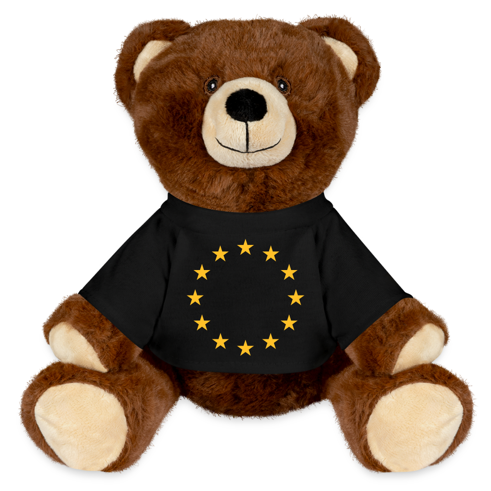 "12-Stars" - MiniFeet® RecycelBär® Teddy Bear Brown - black