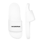 "I'M EUROPEAN" - Männer Badelatschen - white
