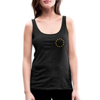 "12-stars-mini" - Frauen Premium Tank Top - charcoal grey