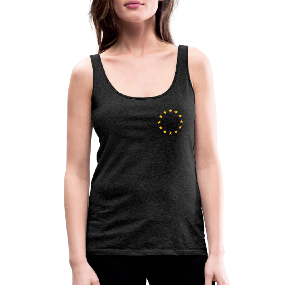 "12-stars-mini" - Frauen Premium Tank Top - charcoal grey