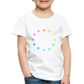 Kids' Premium T-Shirt - "12 Stars - LGBTQ" - white