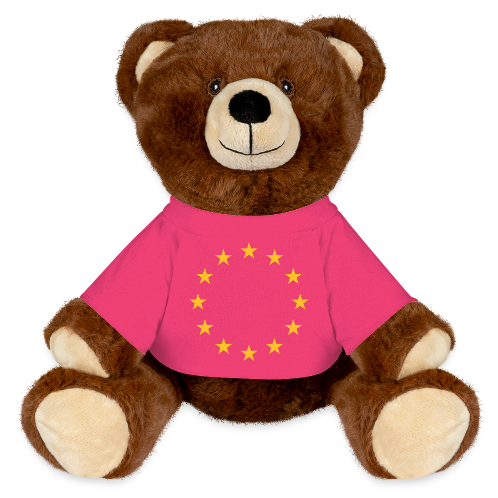 "12-Stars" - MiniFeet® RecycelBär® Teddy Bear Brown - pink