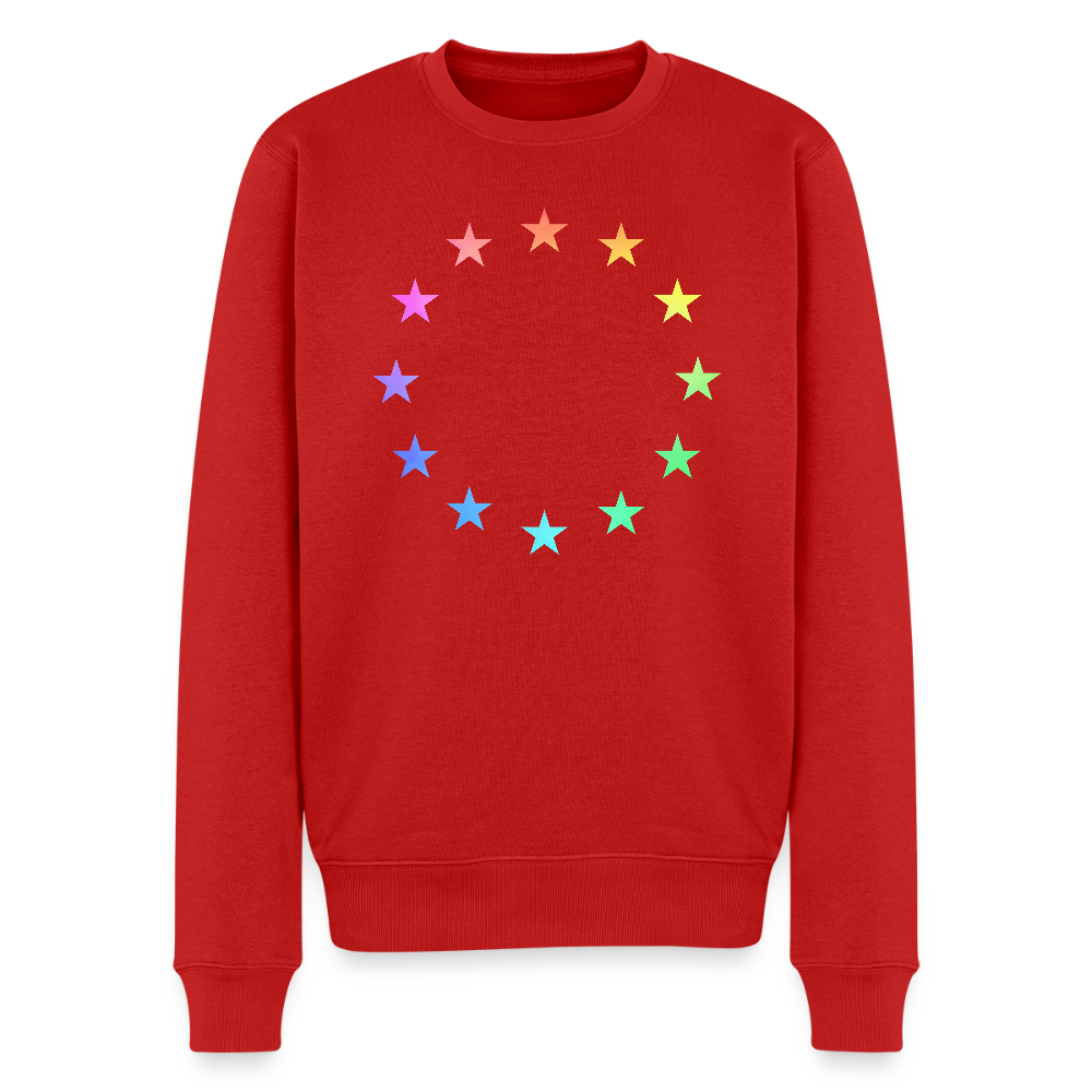 Men’s Premium Sweatshirt - "12 Stars - LGBTQ" - red