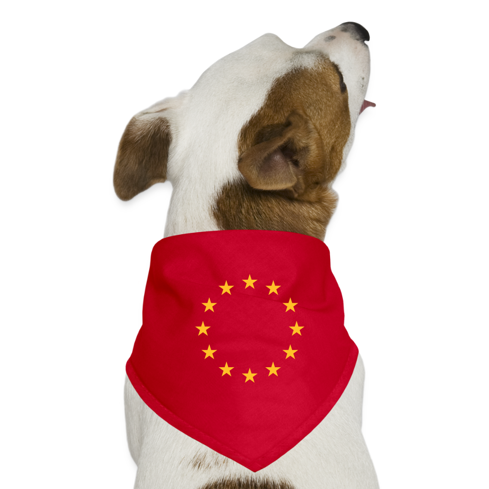 "12-Stars" - Dog Bandana - red