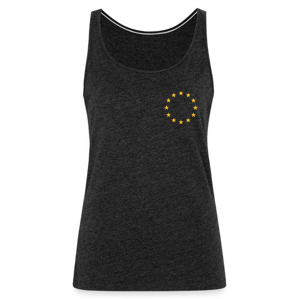 "12-stars-mini" - Frauen Premium Tank Top - charcoal grey