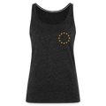 "12-stars-mini" - Frauen Premium Tank Top - charcoal grey