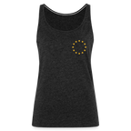"12-stars-mini" - Frauen Premium Tank Top - charcoal grey