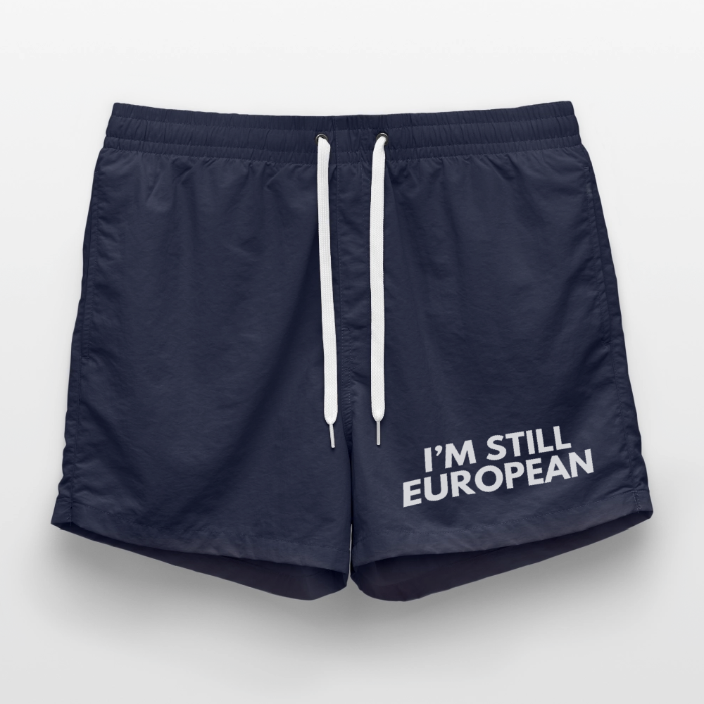 "I'M STILL EUROPEAN" - Badeshorts - french navy