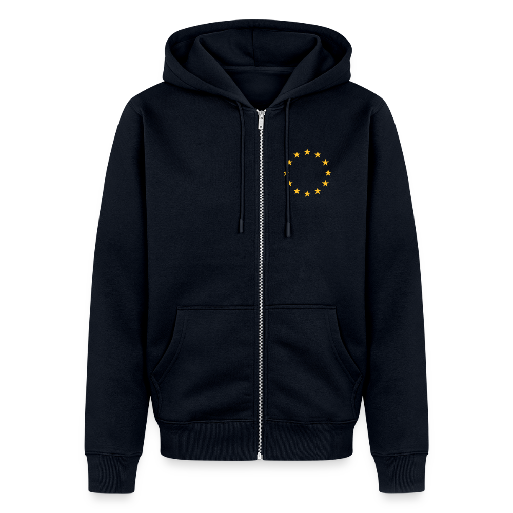 "12-stars-mini" - Männer Premium Kapuzenjacke - navy