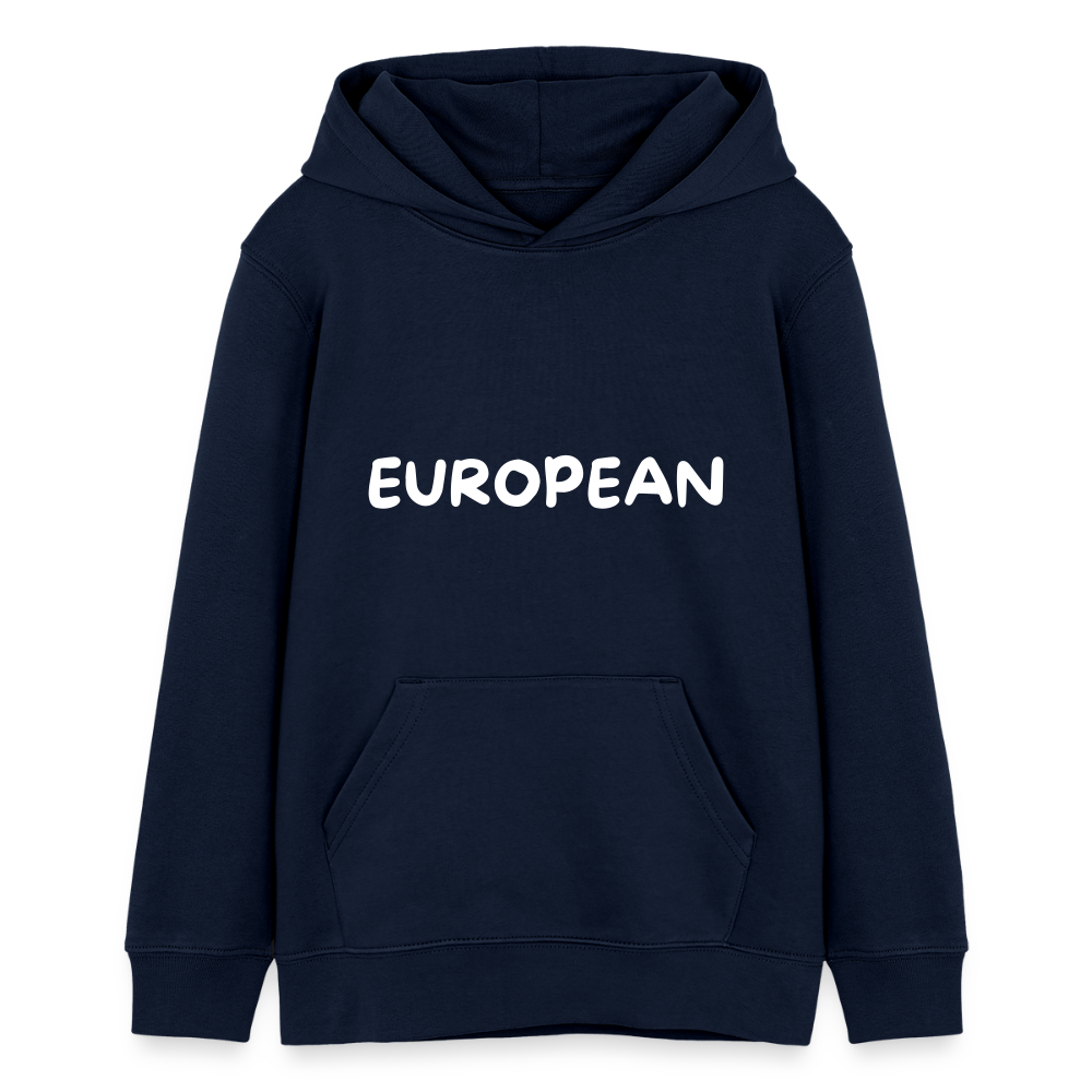 "EUROPEAN" - Stanley/Stella Teenager Bio-Hoodie Mini Cruiser - navy