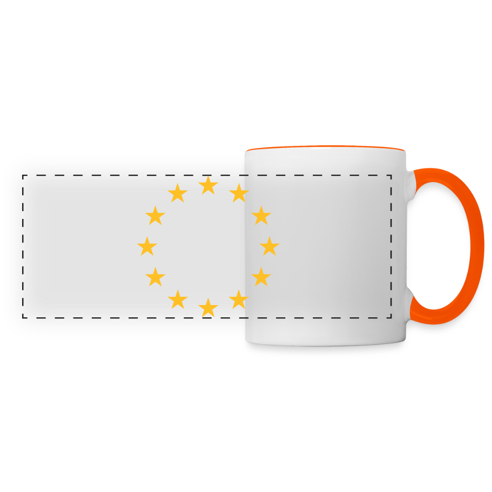 "12-Stars" - Mug - white/orange