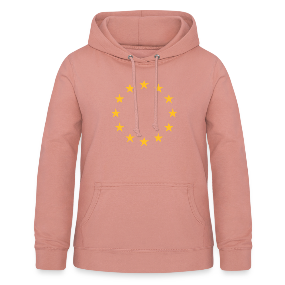 "12-Stars" - Women's Hoodie - dusky rose