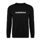 "EUROPEAN" - Unisex Pullover - black