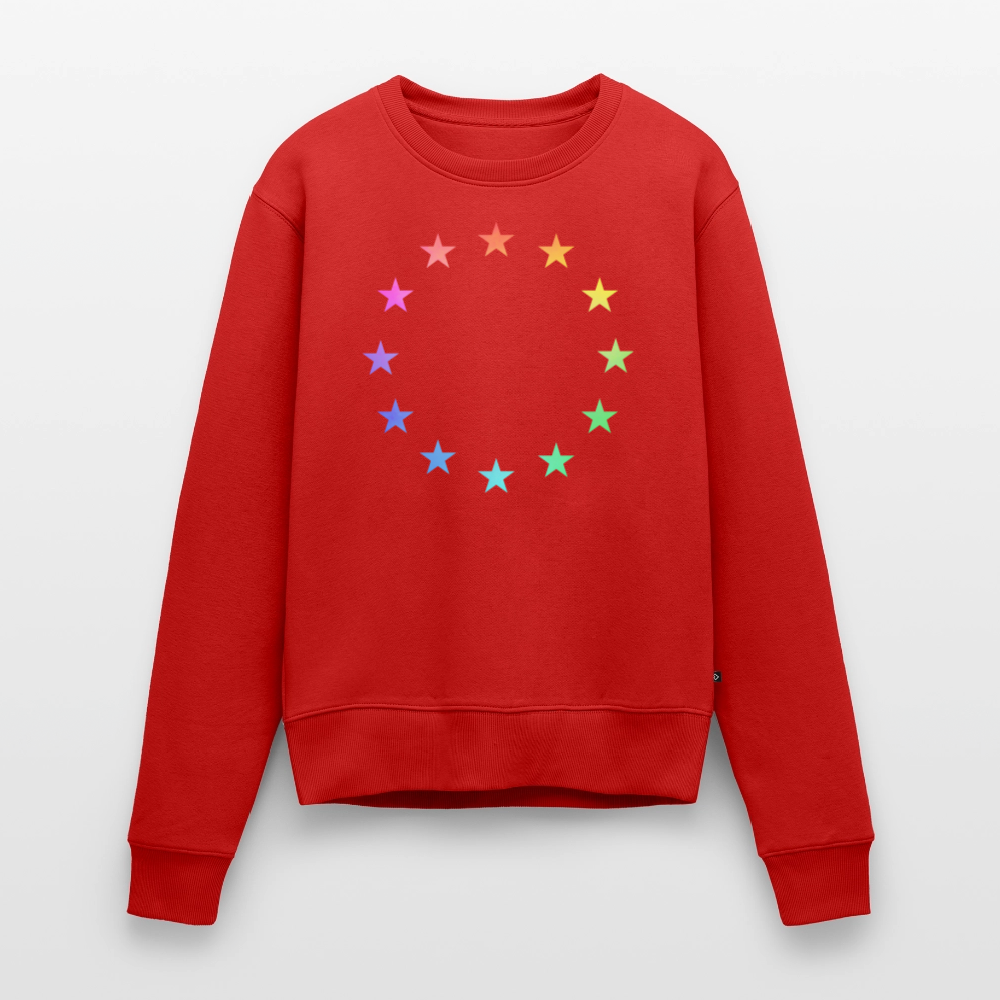 Women’s Premium Sweatshirt - "12 Stars - LGBTQ" - red