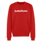 "EUROPEAN" - Männer Premium Pullover - red