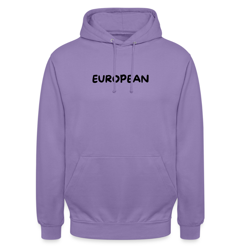 "EUROPEAN" - Unisex Hoodie - lavender
