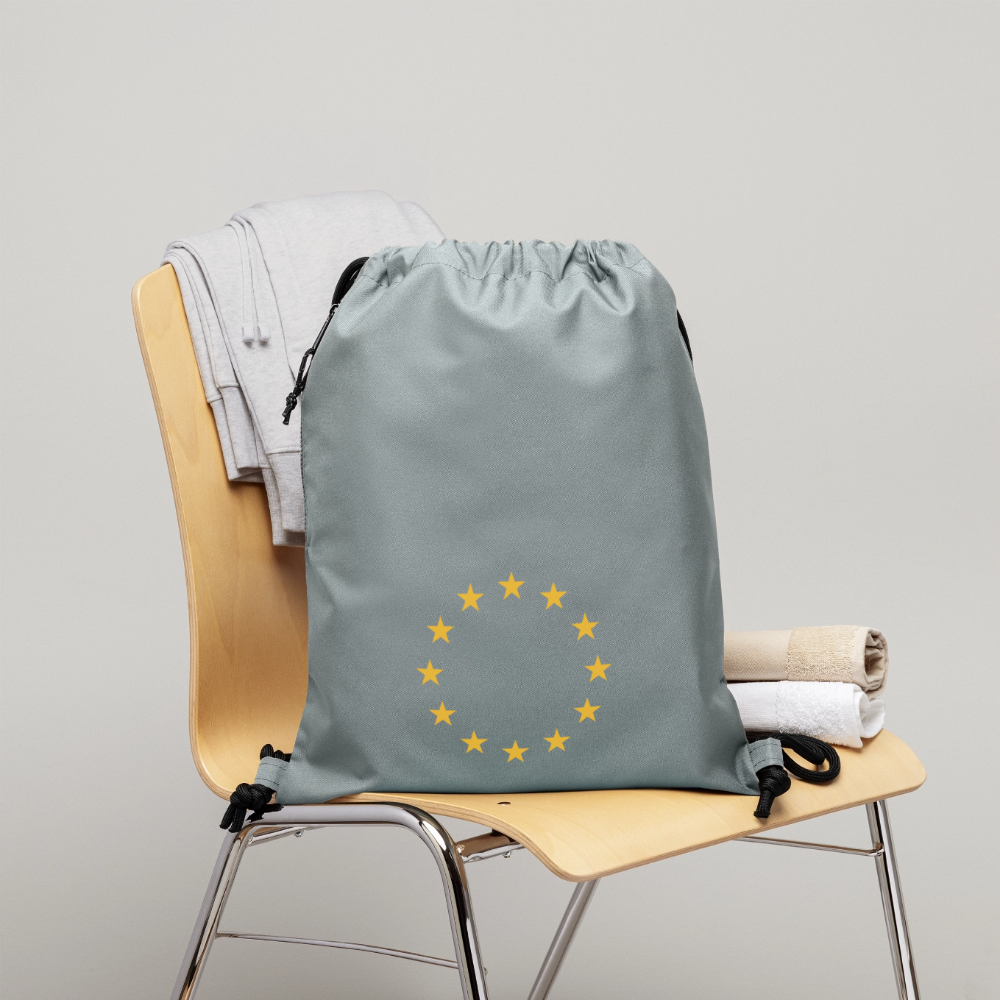 "12-Stars" - Gymsac made from recycled material - mineral charcoal grey