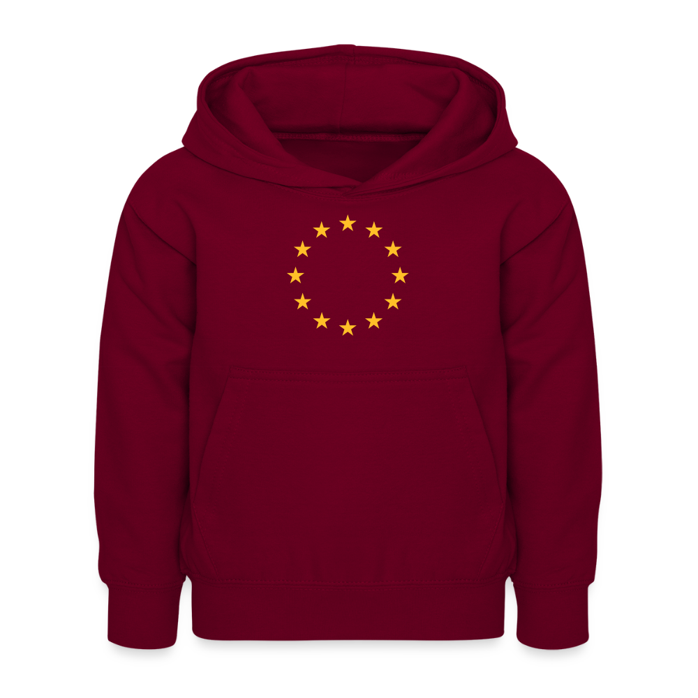 "12-Stars" - Kids Hoodie - bordeaux