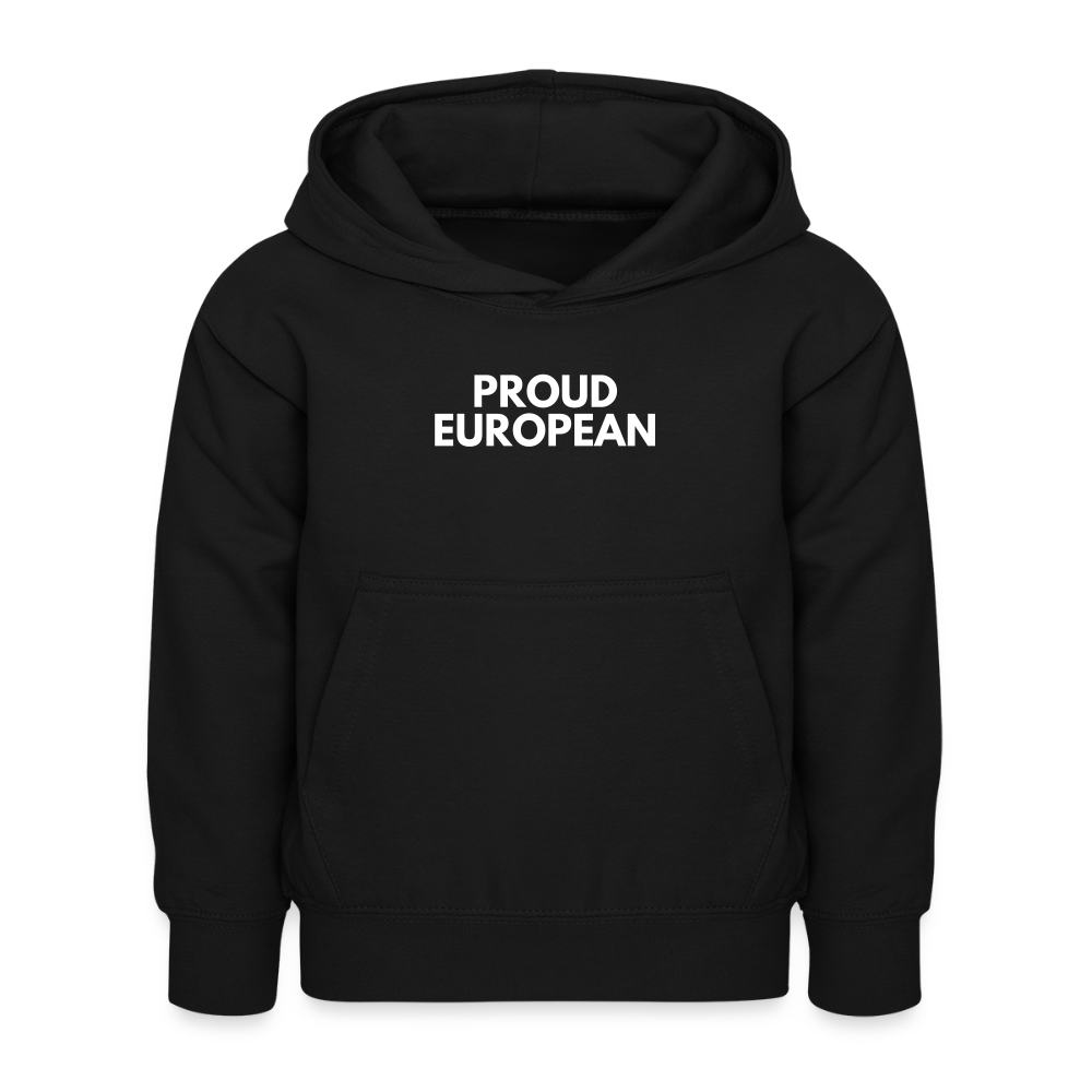 "PROUD EUROPEAN" - Kinder Hoodie - black