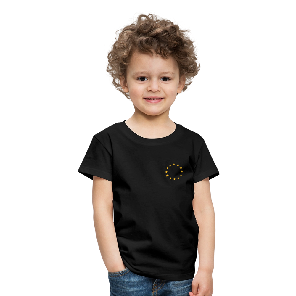 "12-Stars-mini" - Kinder Premium T-Shirt - black