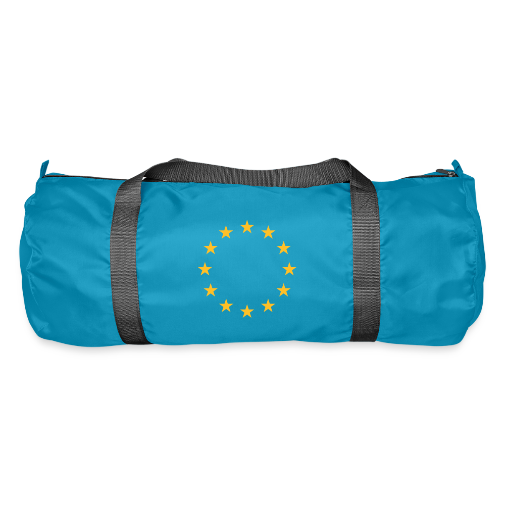""12 EU-Stars" Duffel Bag - aqua