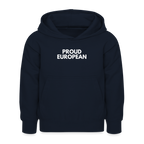 "PROUD EUROPEAN" - Kinder Hoodie - navy