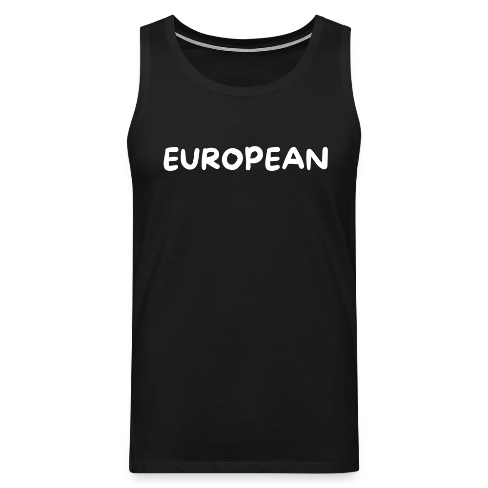 "EUROPEAN" - Männer Premium Tank Top - black