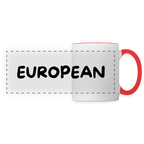 "EUROPEAN" - Tasse - white/red